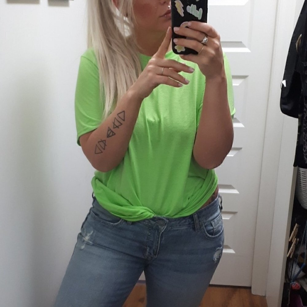 Neon Green training fit dri-sta - Picture 5 of 5